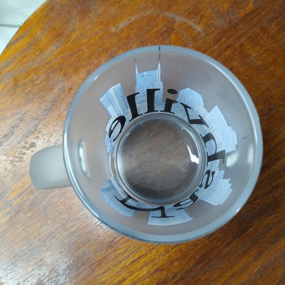 NASHVILLE Tennessee USA Downtown City Scape Frosted Glass Embossed Coffee Mug - Picture 6 of 8